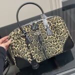 Prada Leopard Print Handle Bag 34Cm - Image 3