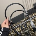 Prada Leopard Print Handle Bag 34Cm - Image 4