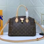 Louis Vuitton Rivoli PM Monogram Coated Canvas Brown 25Cm M44543 - Image 2