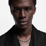 Louis Vuitton Lv Pearls Necklace Black M02445 - Image 4