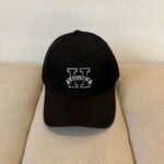 Hermes Davis H Sellier Cap Black - Image 2