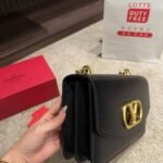 Valentino Garavani Vain Shoulder Bag In Shiny Black 19Cm 6W2B0R16Gcb 0No - Image 4