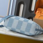 Louis Vuitton Vagabond Hobo Denim Blue 38Cm N00202 - Image 5