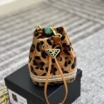 Prada Leopard Print Mini Pouch 15Cm - Image 4