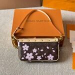 Louis Vuitton X Murakami Pochette Accessoires Sakura Brown 22cm M13666 - Image 3
