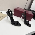 Gucci Women Slingback Sandal Black 812999 Bnc00 1000 - Image 3