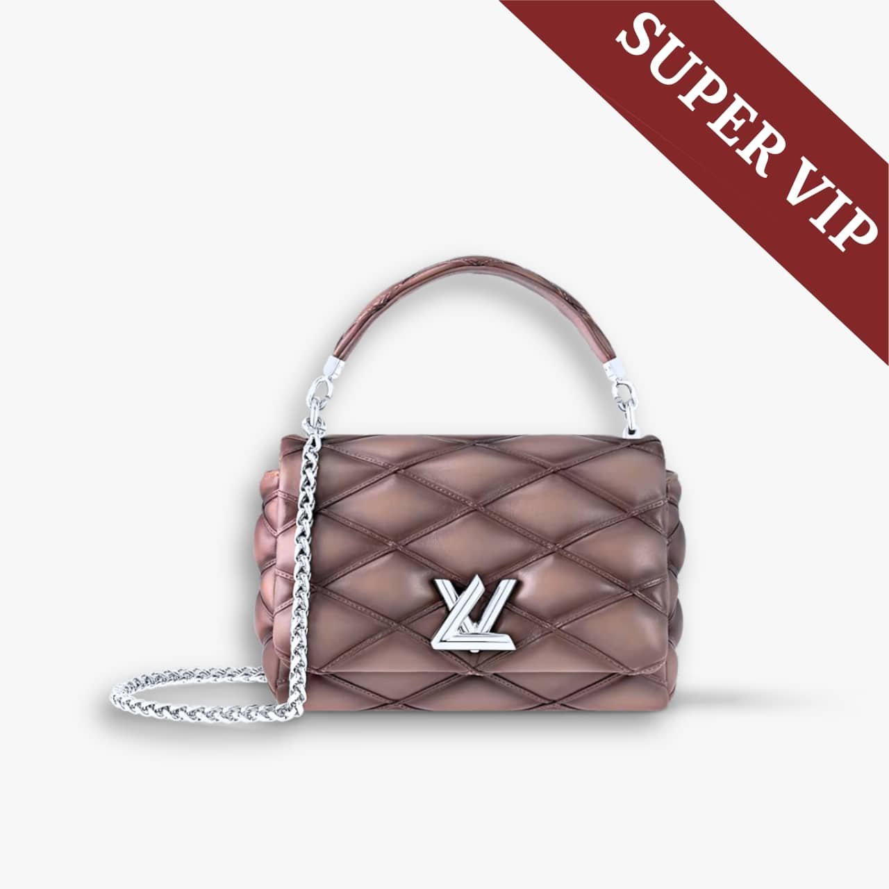 354-3.jpg Super Vip 1:1 – Louis Vuitton GO-14 MM Bag Taupe 23cm - Image 1