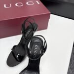 Gucci Women Slingback Sandal Black 812999 Bnc00 1000 - Image 6