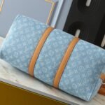 Louis Vuitton Keepall Bandoulièrè 45 Bag Sky Blue Denim 45Cm M25334 - Image 5