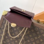 Super Vip 1:1 - Louis Vuitton Wallet On Chain Rosy Grenat Red 19Cm M25814 - Image 8
