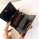 Gucci GG Supreme Padlock Wallet Black And Beige 11cm 779799 KLQIG 8575 - Image 6