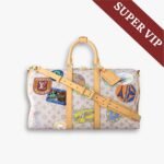 Super Vip 1:1 – Louis Vuitton Keepall Bandoulière 45 Bag Monogram Dune Coated Canvas 45Cm M14736