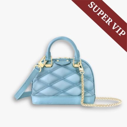 Super Vip 1:1 – Louis Vuitton Nano Alma Bag Lagoon Blue 18Cm M83049