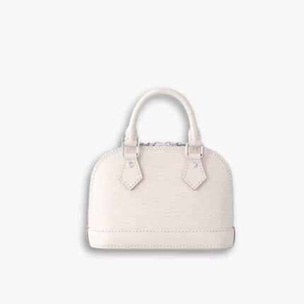 Louis Vuitton Nano Alma Bag White Quartz 18cm M82411