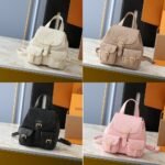 Louis Vuitton Backup Monogram Empreinte Leather Cream 20Cm M47106 - Image 3