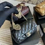 Chanel Classic Mini Bag With Hook Black 12Cm  AP4760 B21221 C3906 - Image 3