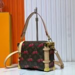 Louis Vuitton X Takashi Murakami Monogram Cerise Side Trunk MM Brown 21Cm M14278 - Image 2