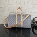 [Super Vip 1:1] Louis Vuitton Keepall Bandoulière 45 Cloudy Gray 45Cm M13748 - Image 2