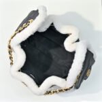 Super Vip 1:1 - Chanel 25 Small Handbag Gold Tone Metal Black And White 30Cm AS5293 B22309 U4139 - Image 5