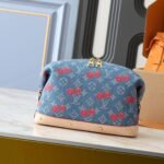 Louis Vuitton x Takashi Murakami Cosmetic Pouch GM Denim Blue 27Cm M13893 - Image 2
