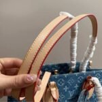 Louis Vuitton New LV Remix Onthego MM Denim Blue 35cm M46871 - Image 3