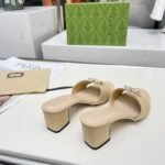 Gucci Nojum Women’s Slide Sandal Beige - Image 3