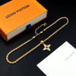 Louis Vuitton Lv Rope Pendant Necklace Gold M01751 - Image 6
