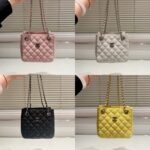 Chanel Grained Embossed Hobo Bag White 17Cm - Image 3