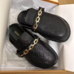 Louis Vuitton Cosy Flat Comfort Clog Monogram Embossed Black - Image 3