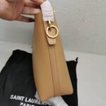 Saint Laurent Le 37 Mini In Shiny Leather Beige 15cm 7658702R20W2721 - Image 3