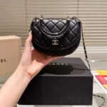 Chanel 25C Classic Clutch With Chain Black 16Cm - Image 7