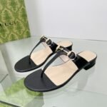 Gucci Women’s Thong Sandal With Horsebit Black ‎‎816590 C9D00 1000 - Image 2