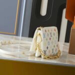 Louis Vuitton X Takashi Murakami Coussin PM White Multicolored 21Cm M13232 - Image 4