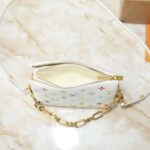 Louis Vuitton X Takashi Murakami Coussin PM White Multicolored 21Cm M13232 - Image 6