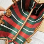 Gucci Emblem Small Tote Bag Beige And Dark Brown 31cm - Image 8