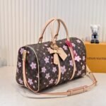 Louis Vuitton X Takashi Murakami Keepall Bandoulière 45 Brown 45Cm M13752 - Image 3