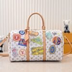 Louis Vuitton Keepall Bandoulière 45 Monogram Dune Coated Canvas 45Cm M14736 - Image 2
