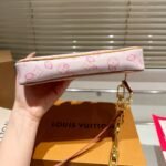 Louis Vuitton X Takashi Murakami Cherry Blossom Pochette Accessoires Bag Pink 20Cm - Image 5