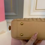 Miumiu Arcadie Matelassé Nappa Bag Caramel 23Cm 5Bb142 An88 F098L V Oon - Image 5