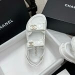 Chanel Sandal Shiny White G35927 B20276 U0451 - Image 3