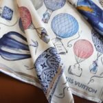 Louis Vuitton Up And Away Square Light Blue 90Cm M78448 - Image 3