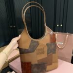 Miumiu Ivy Patchwork Bag Cognac 35Cm 5Bg231 2Cri F0046 V Mln - Image 2