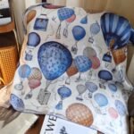 Louis Vuitton Up And Away Square Light Blue 90Cm M78448 - Image 5