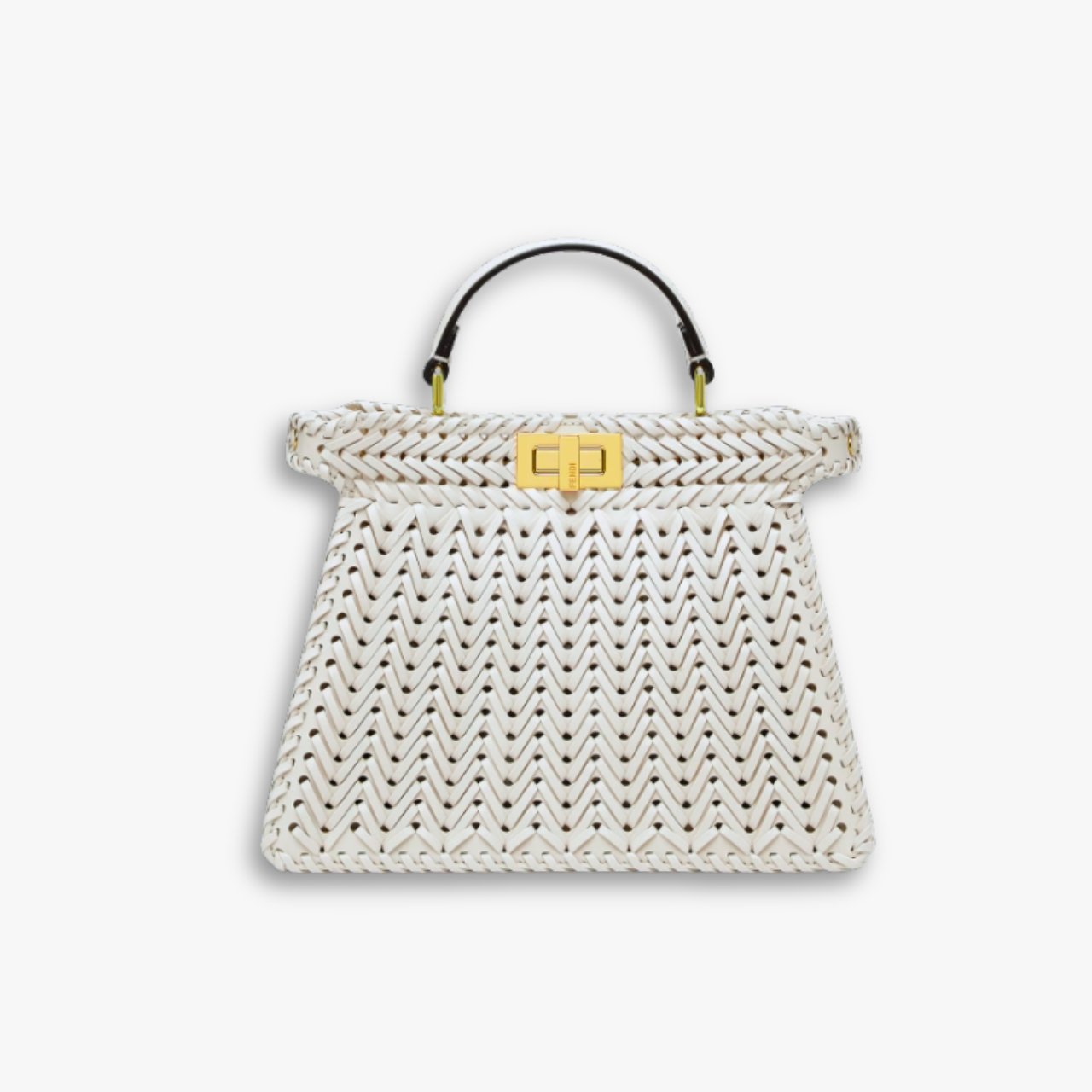 429.jpg Fendi Peekaboo Iseeu Bag White 27Cm - Image 1