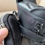 Prada Monolith Brushed Leather And Re Nylon With Pouch Boots Black 2Ue007 3Lfr F0002 F D002 - Image 7