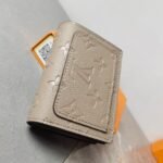 Louis Vuitton Cléa Wallet Monogram Empreinte Leather Tourterelle 11Cm M80152 - Image 3