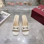 Gucci Women Horsebit Slide Ivory 816607 C9D00 9540 - Image 5