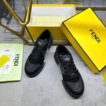Fendi Match Sneaker Black 7E1688Aq6If1R71 - Image 4