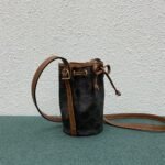 Celine Small Drawstring Bag In Triomphe Canvas Tan 17Cm 191142Bzj 04Lu - Image 3