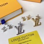 Louis Vuitton Lv Iconic Flower Earrings Gold M02116 - Image 4
